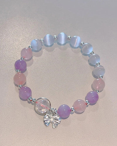 Imitation cat eye crystal butterfly Bracelet