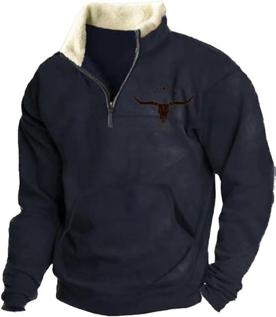 Dave turtleneck Quarter Zipper Sweater