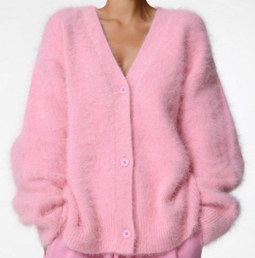 Fionie | Plush Buttoned Cardigan