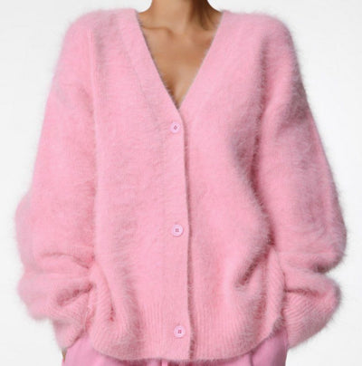 Fionie | Plush Buttoned Cardigan