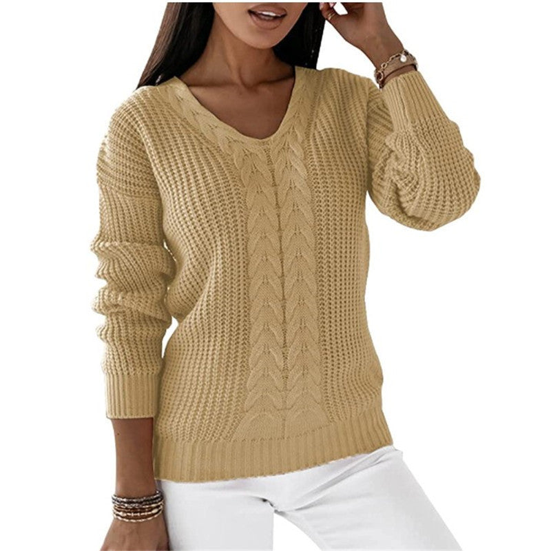 Solaine | Classic V-Neck Sweater