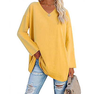 Alicia | Relaxed V-Neck Sweater