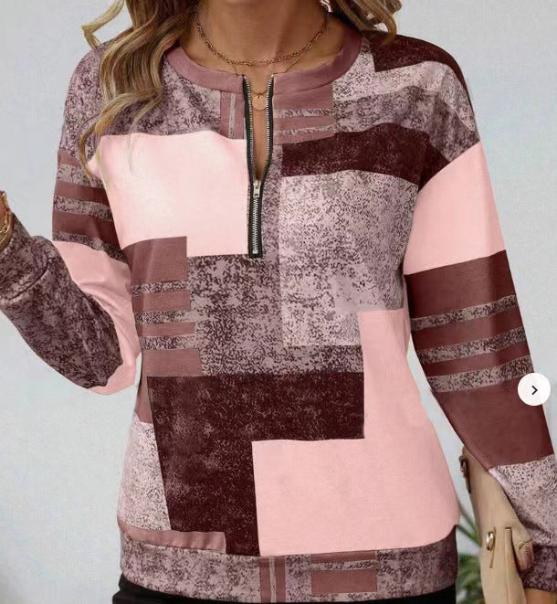 Mirella | Elegant Half-Zip Jumper