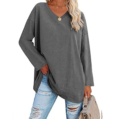 Alicia | Relaxed V-Neck Sweater