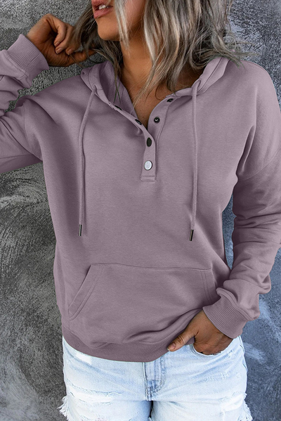 Olivia | Long-sleeved Hooded Sweatshirt With Pockets