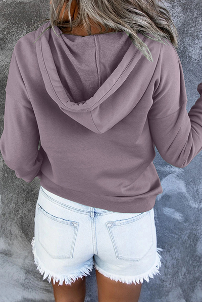 Olivia | Long-sleeved Hooded Sweatshirt With Pockets