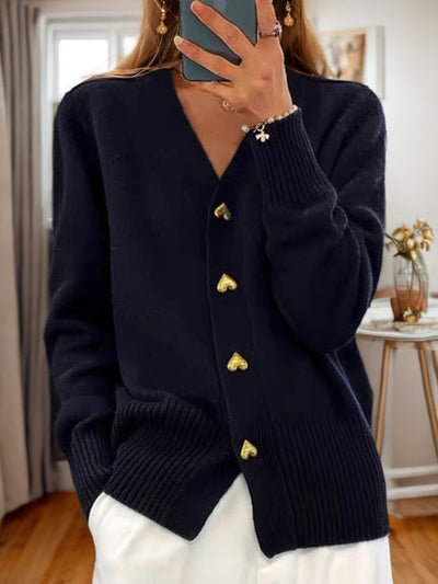 Klara | Elegant Button Cardigan