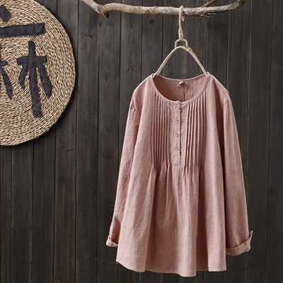 Katinka | Tummy Cotton Covering Blouse
