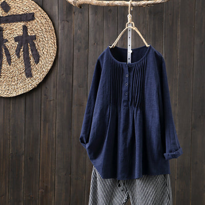 Katinka | Tummy Cotton Covering Blouse
