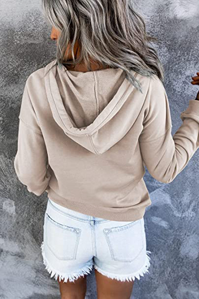 Olivia | Long-sleeved Hooded Sweatshirt With Pockets