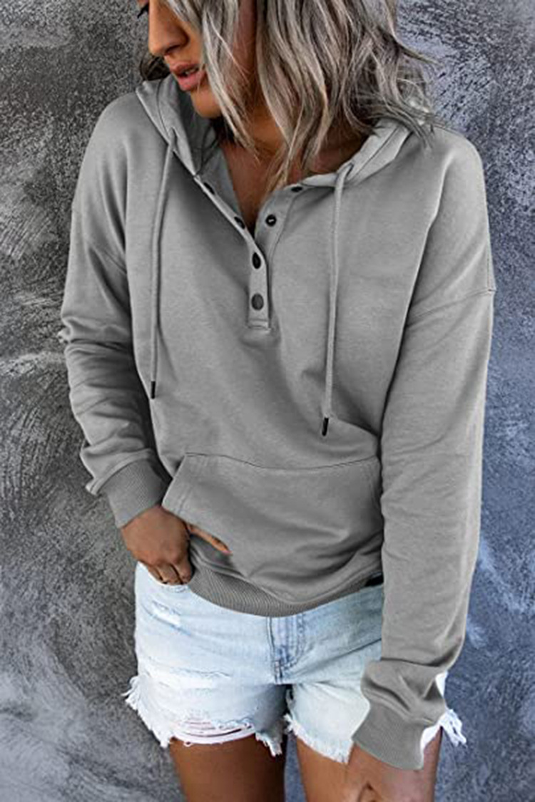 Olivia | Long-sleeved Hooded Sweatshirt With Pockets