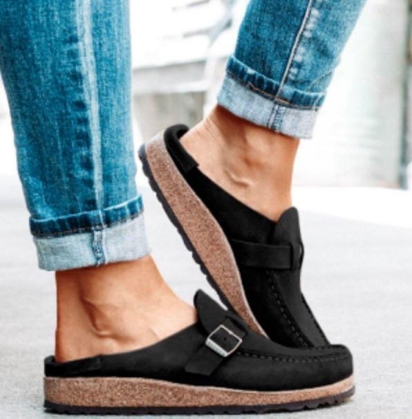 Luisa - Frosted Comfortable Mules for Everyday Style