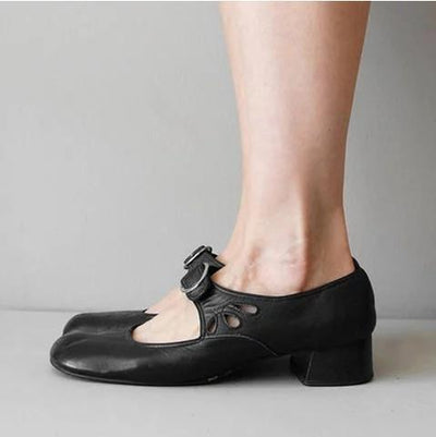 Emma | Elegant Leather Heel Sandals