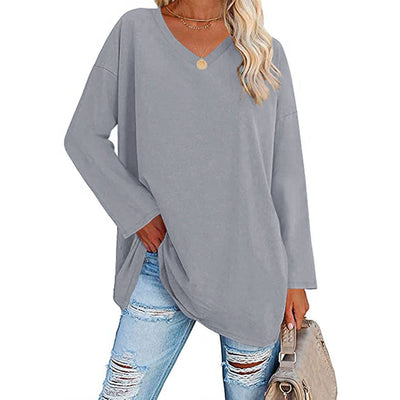 Alicia | Relaxed V-Neck Sweater