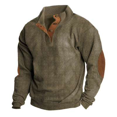 Stylish Casual Stand Collar Men's Sweater