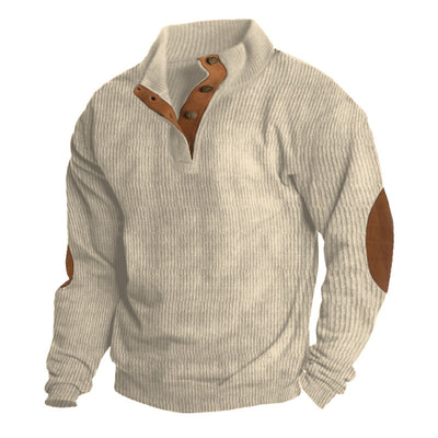 Stylish Casual Stand Collar Men's Sweater