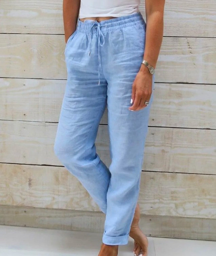 Anastasia | Comfortable Waist Elastic Pants