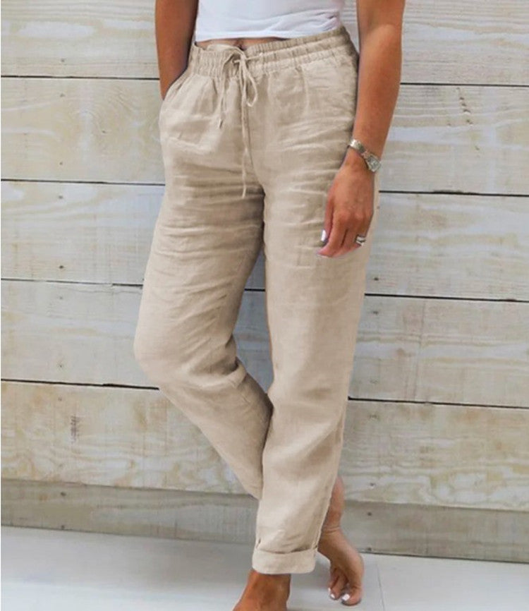 Anastasia | Comfortable Waist Elastic Pants