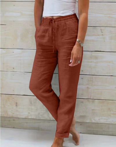 Anastasia | Comfortable Waist Elastic Pants