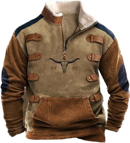 Dave turtleneck Quarter Zipper Sweater