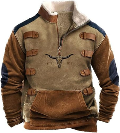 Dave turtleneck Quarter Zipper Sweater