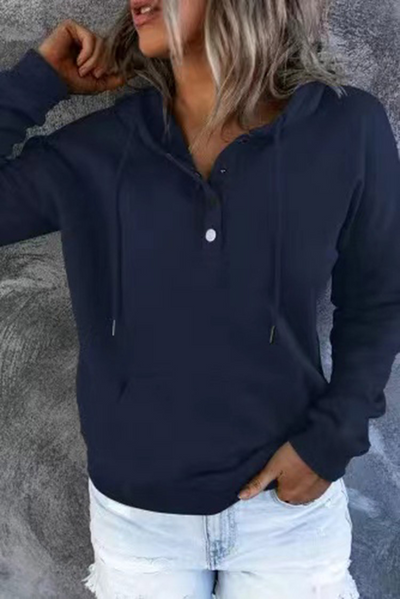 Olivia | Long-sleeved Hooded Sweatshirt With Pockets