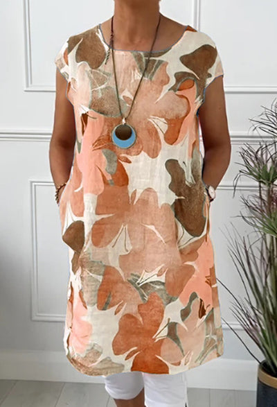 Tamara | Comfortable Dress with Butterfly Print