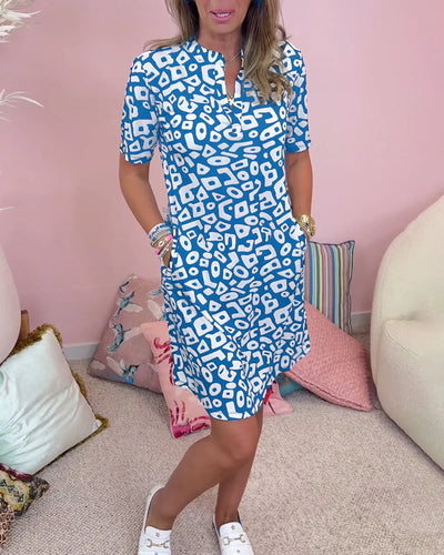 Viaro | Fairy V-neck Holiday Summer Dress