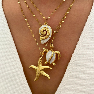 Eylin | Golden Tide Pendant Set