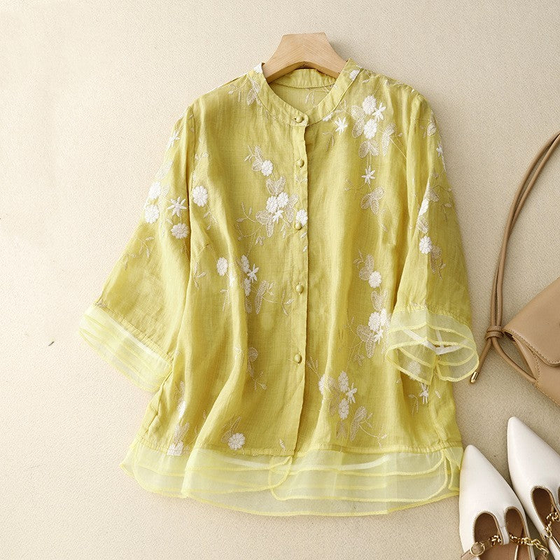 Eloise | Vintage Embroidered Blouse