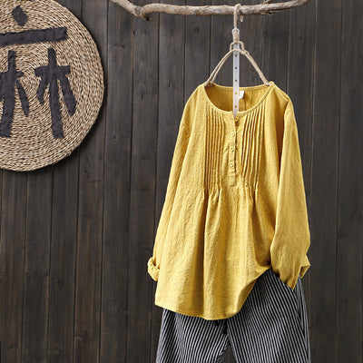Katinka | Tummy Cotton Covering Blouse