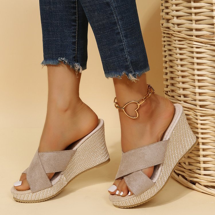 Alma | Casual Platform Wedges Sandals