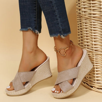Alma | Casual Platform Wedges Sandals