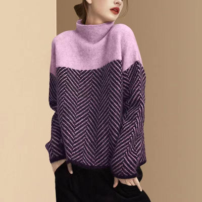 Zaria | Luxe Chevron Sweater