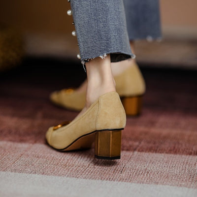 Avalance | Mathilda Square Toe Heels