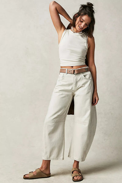Luana | Classic Wide Leg Fashion Jeans
