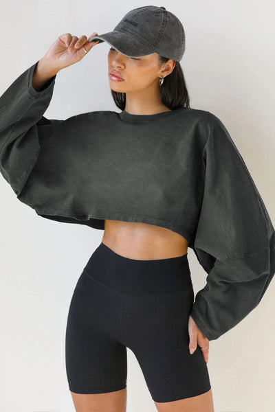 Aliana | Chic Cropped Sweatshirt