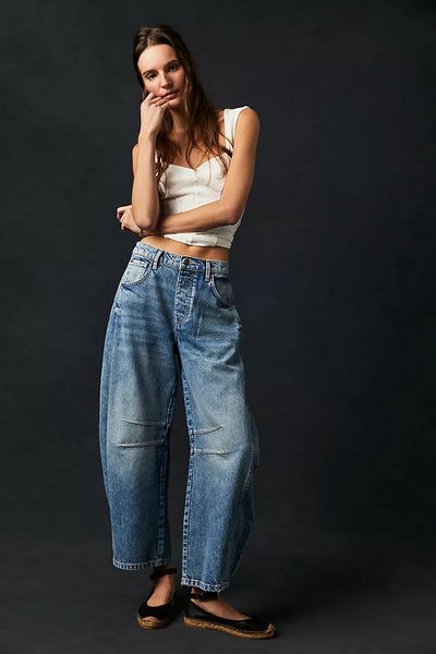Luana | Classic Wide Leg Fashion Jeans