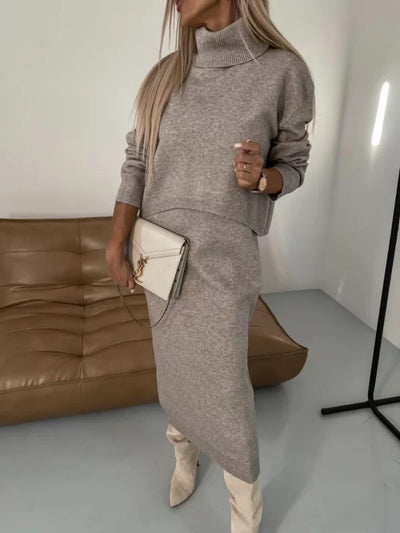 Solange - Sweater and Dress with matching turtleneck