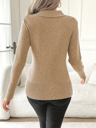 Shellie - Elegant Jumper with Buttons