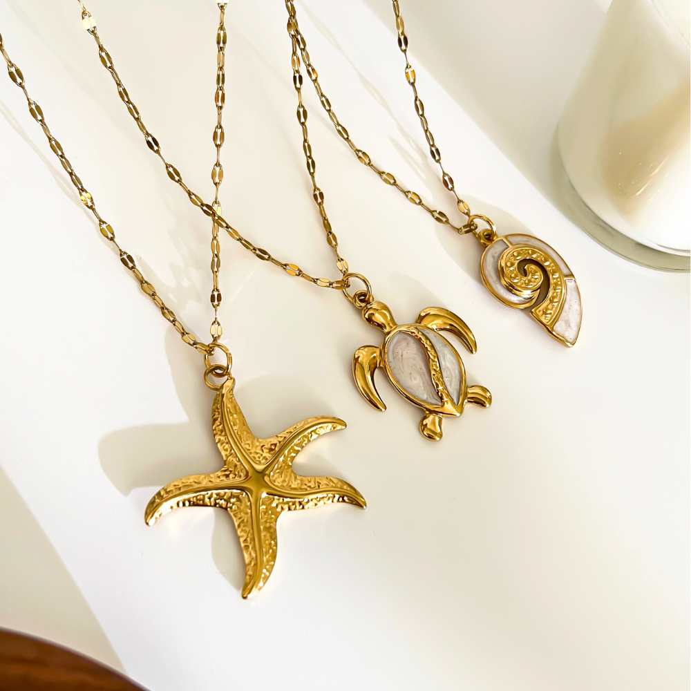 Eylin | Golden Tide Pendant Set
