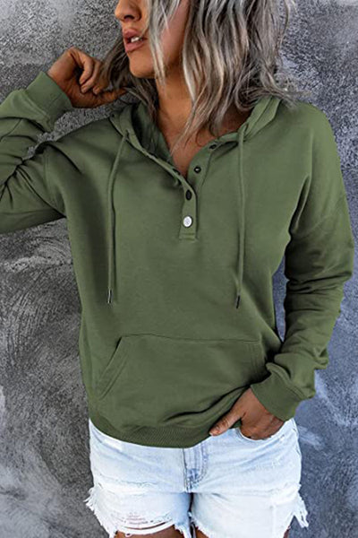 Olivia | Long-sleeved Hooded Sweatshirt With Pockets