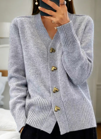 Klara | Elegant Button Cardigan