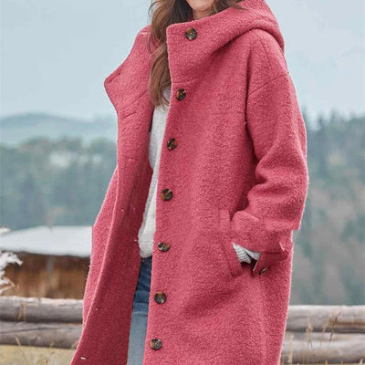 Emmy - Plain Color Fashion Coat