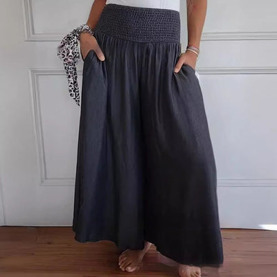 MIRA | Denim Pants with Elastic Waist