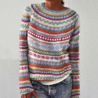 Izzel | Cozy Fair Isle Sweater