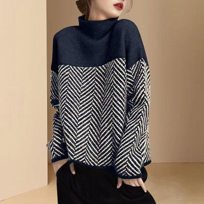 Zaria | Luxe Chevron Sweater
