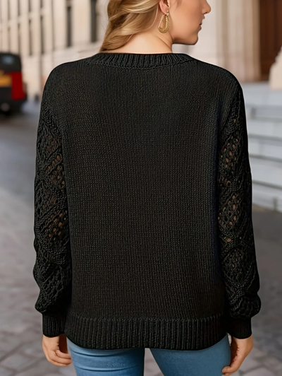 Catherine | Stylish V-Neck Sweater