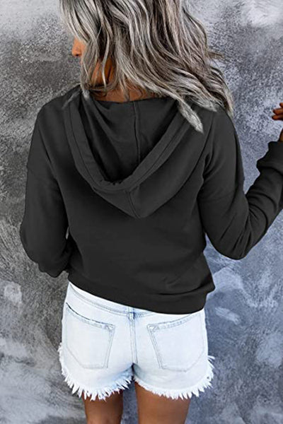 Olivia | Long-sleeved Hooded Sweatshirt With Pockets