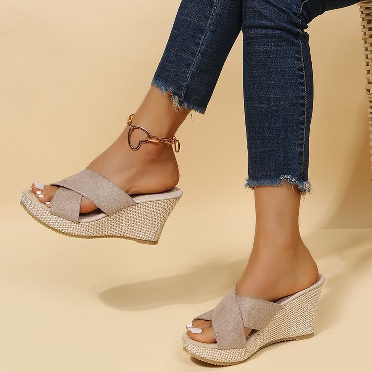 Alma | Casual Platform Wedges Sandals